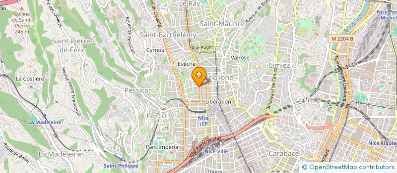 localisation de l'entreprise ATHENA PRODUCTIONS à NICE