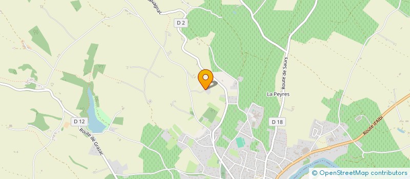 localisation de l'entreprise ATHENA SAINT-JEAN  RABASTENS