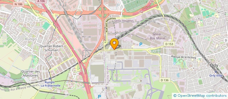 localisation de l'entreprise ATHENA SARL  THIAIS