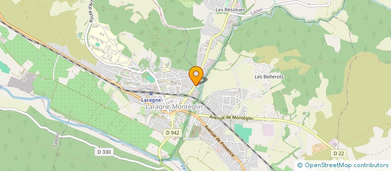 localisation de l'entreprise ATHENA SPORT SANTE à LARAGNE-MONTEGLIN