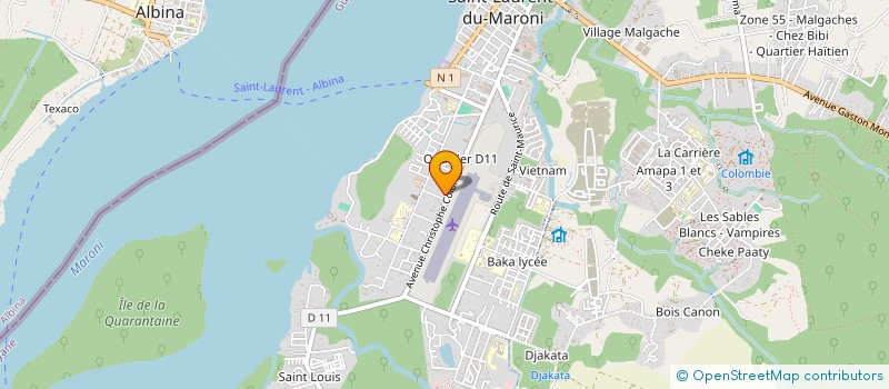 localisation de l'entreprise ATHENA STRATEGIES à SAINT-LAURENT-DU-MARONI