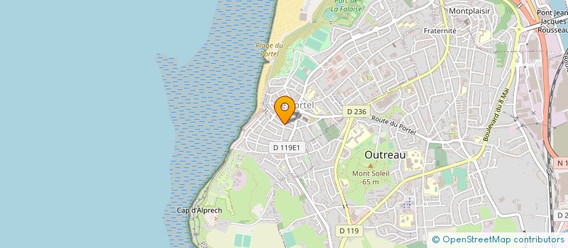 localisation de l'entreprise ATHENA SURGELES à LE PORTEL