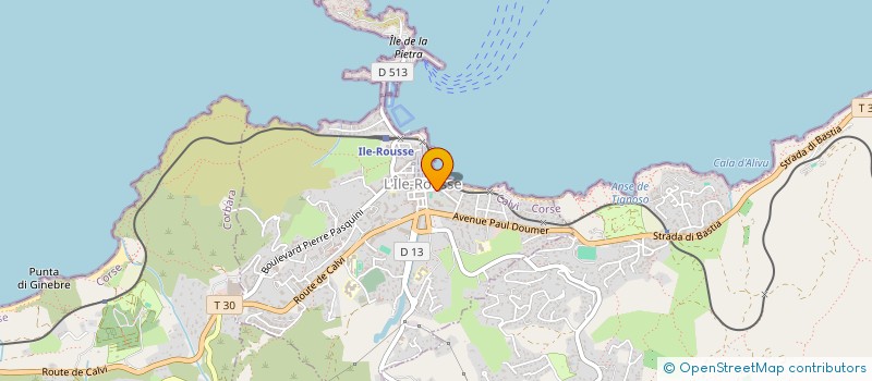 localisation de l'entreprise ATHENAIS à L'ILE ROUSSE