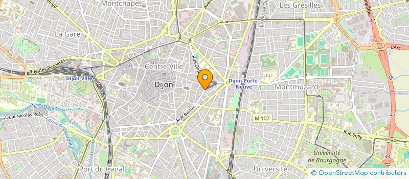 localisation de l'entreprise ATHENAIS COIFFURE à DIJON