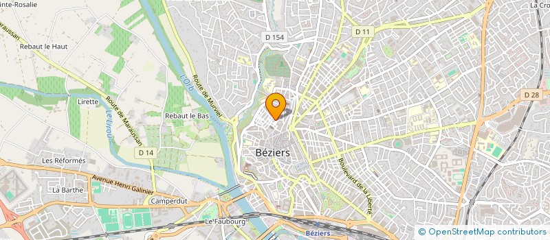 localisation de l'entreprise ATHENAIS CONTRE LE HARCELEMENT SCOLAIRE à BEZIERS