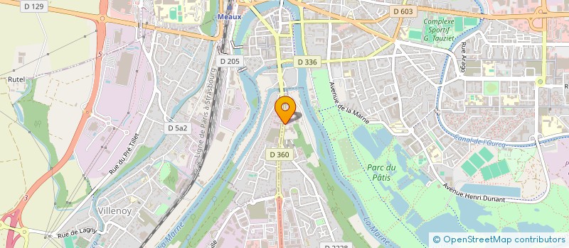 localisation de l'entreprise ATHENATOR à NANTEUIL-LES-MEAUX