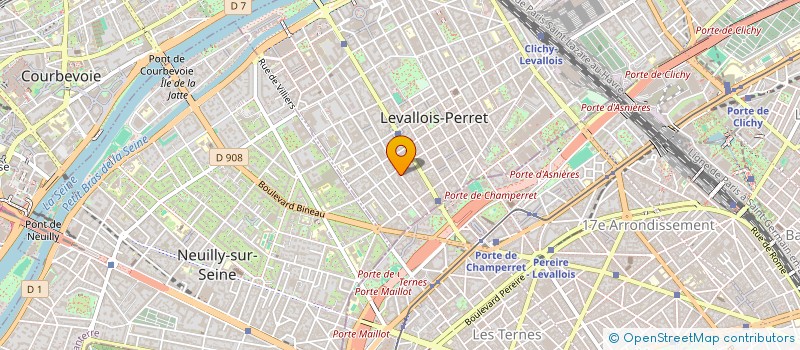 localisation de l'entreprise ATHENE CONSEILS à LEVALLOIS-PERRET