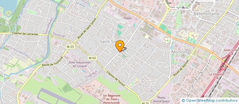 localisation de l'entreprise ATHENEE à TOULOUSE