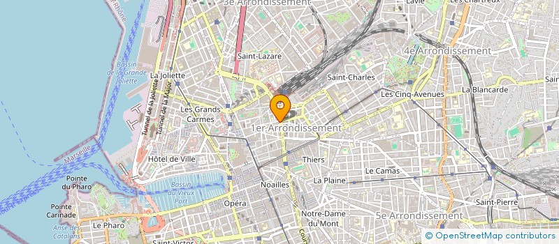localisation de l'entreprise ATHENES DOMINICAINES à MARSEILLE