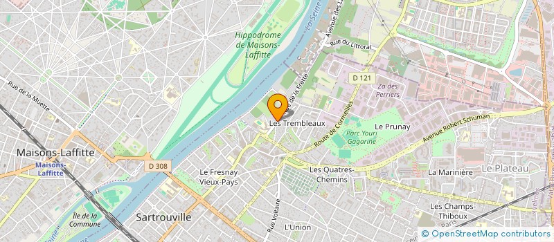 localisation de l'entreprise ATHENIA CONSULTING  SARTROUVILLE
