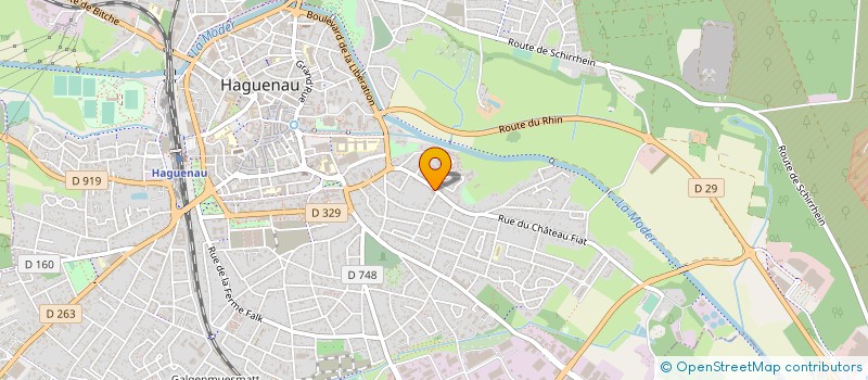 localisation de l'entreprise ATHENIS SOLUTION INFORMATIQUE à HAGUENAU