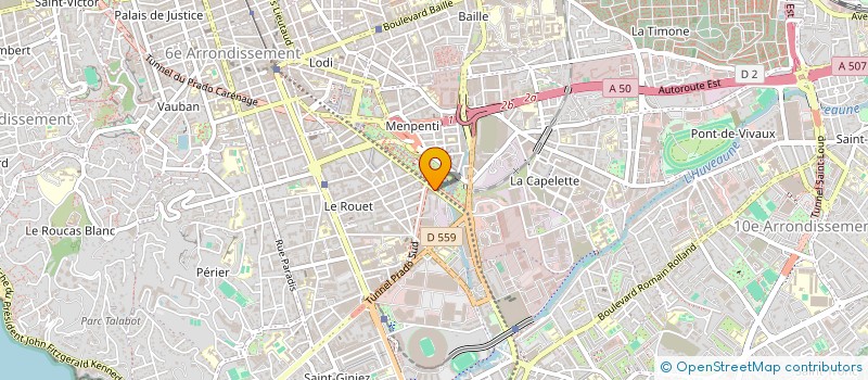 localisation de l'entreprise ATHENIUM IMMOBILIER à MARSEILLE