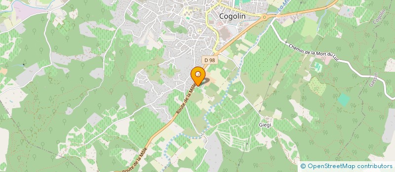 localisation de l'entreprise ATHENOPOLIS à GRIMAUD