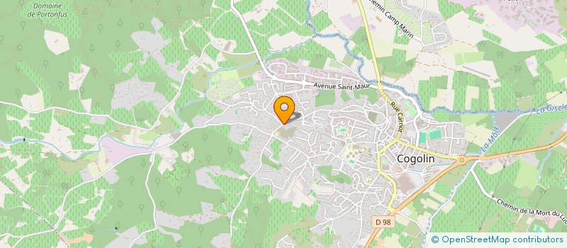 localisation de l'entreprise ATHENOPOLIS à COGOLIN