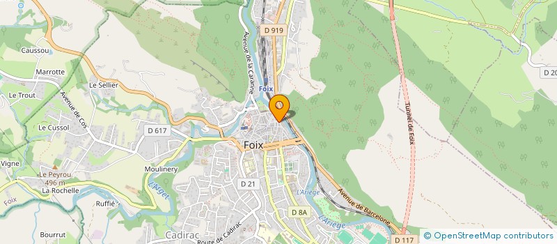 localisation de l'entreprise ATHEO à FOIX