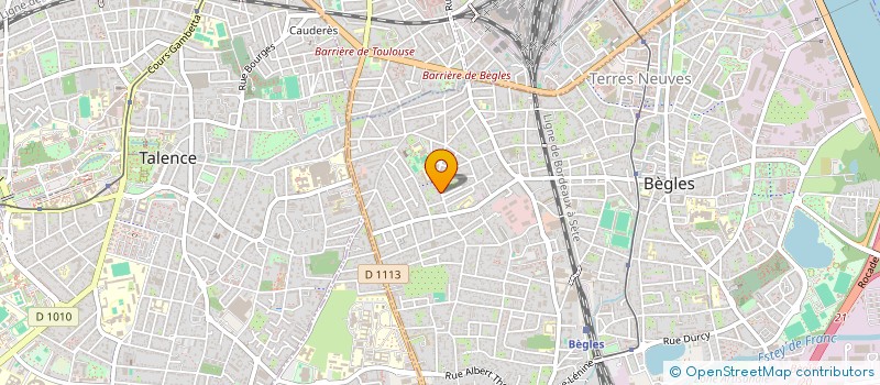 localisation de l'entreprise ATHEOM à BEGLES