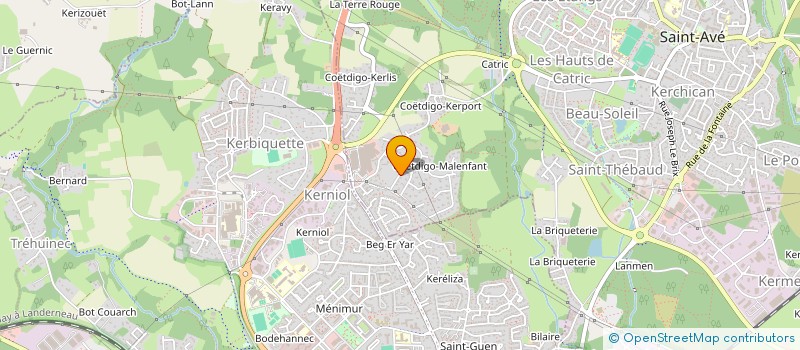 localisation de l'entreprise ATHEOMAS  SAINT-AVE