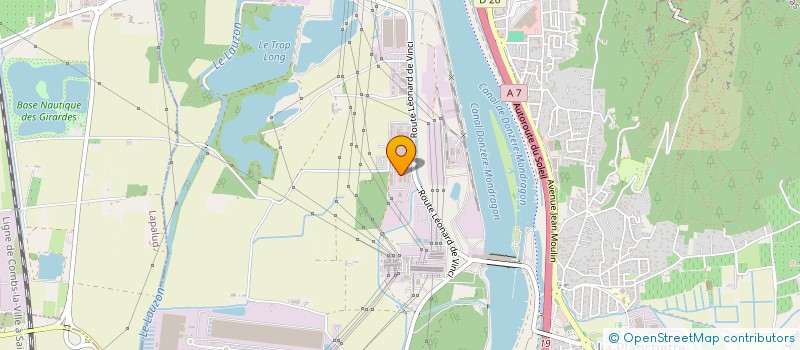 localisation de l'entreprise ATHEOS  BOLLENE