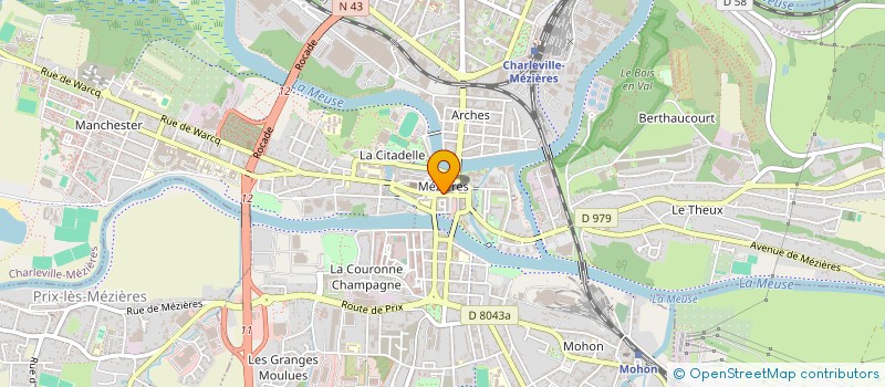 localisation de l'entreprise ATHERA  CHARLEVILLE-MEZIERES