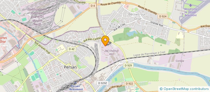 localisation de l'entreprise ATHERMA à PERSAN