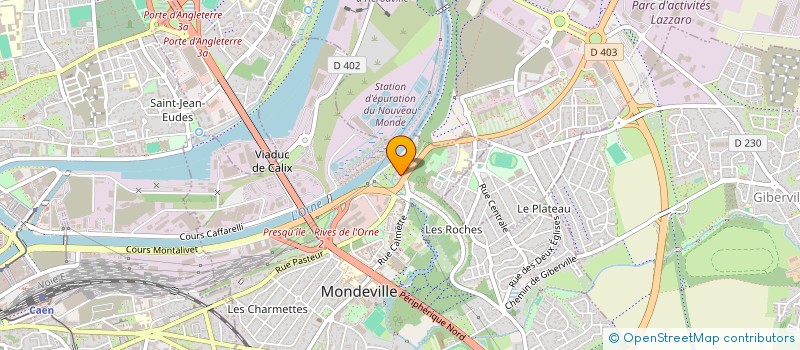 localisation de l'entreprise ATHERMANE à MONDEVILLE