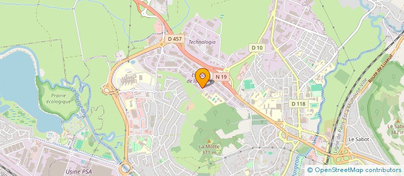 localisation de l'entreprise ATHERME  VESOUL