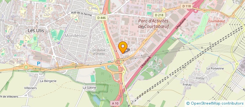 localisation de l'entreprise ATHEROS à LES ULIS