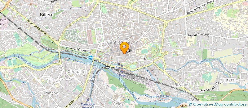 localisation de l'entreprise ATHEVE à PAU