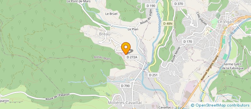 localisation de l'entreprise ATHIKAR  BREAU-MARS