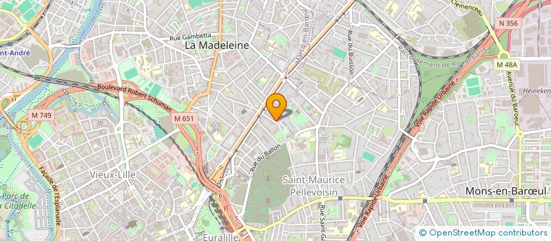 localisation de l'entreprise ATHIMMO  LA MADELEINE