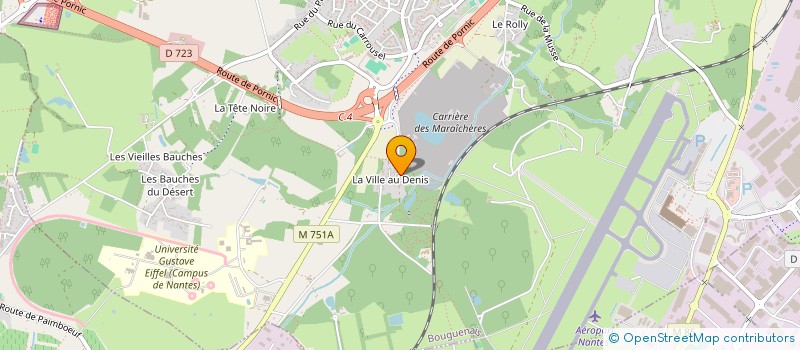 localisation de l'entreprise ATHIMON PLOMBERIE CHAUFFAGE à BOUGUENAIS