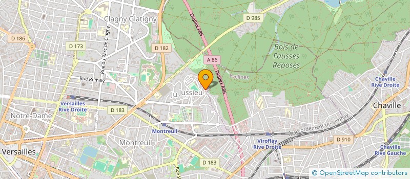 localisation de l'entreprise ATHINA CONFORT à VERSAILLES