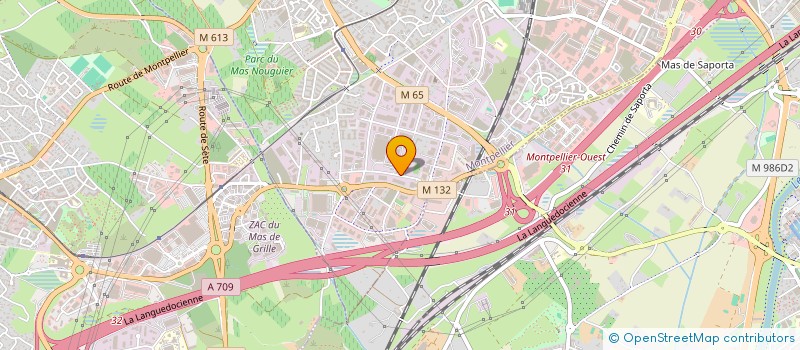 localisation de l'entreprise ATHIRA à MONTPELLIER