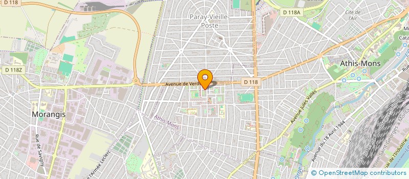 localisation de l'entreprise ATHIS AVENIR SANTE à ATHIS MONS