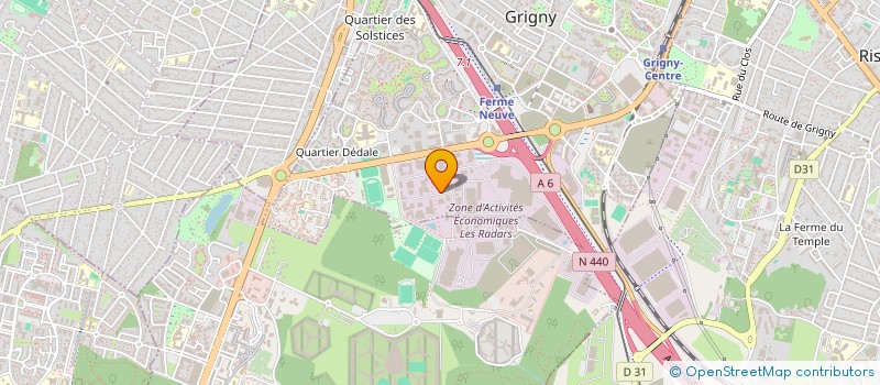 localisation de l'entreprise ATHIS MARBRES à GRIGNY
