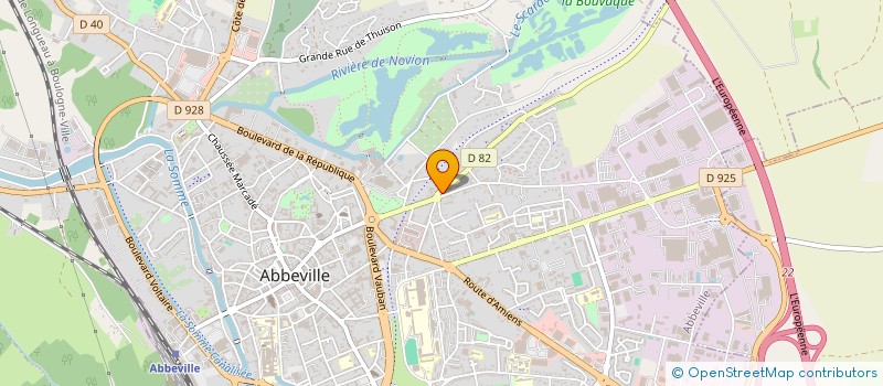 localisation de l'entreprise ATHIS MONS - LA GAITE - IDF à ABBEVILLE
