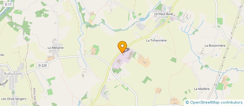 localisation de l'entreprise ATHISIENNE MECANIQUE MOULE ET OUTILLAGE à ATHIS-VAL DE ROUVRE
