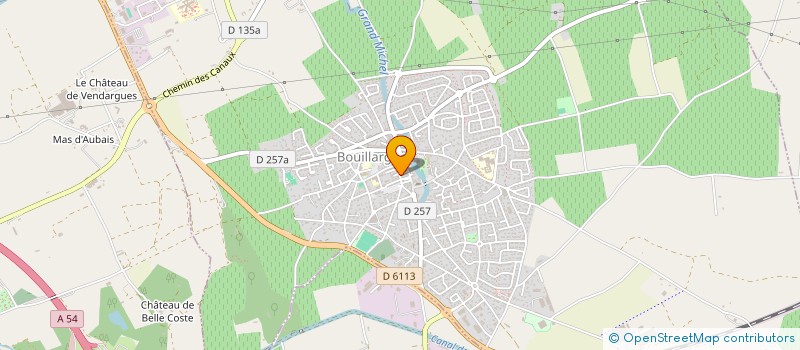 localisation de l'entreprise ATHL CLUB BOUILLARGUAIS à BOUILLARGUES