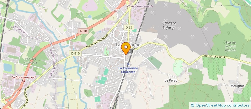 localisation de l'entreprise ATHLA-13 à LA COURONNE
