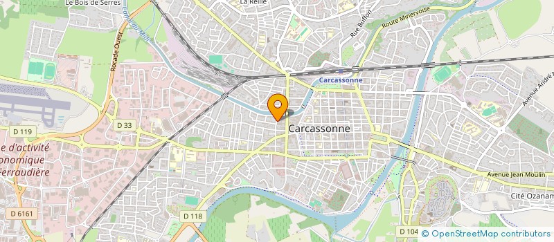 localisation de l'entreprise ATHLE 11 à CARCASSONNE