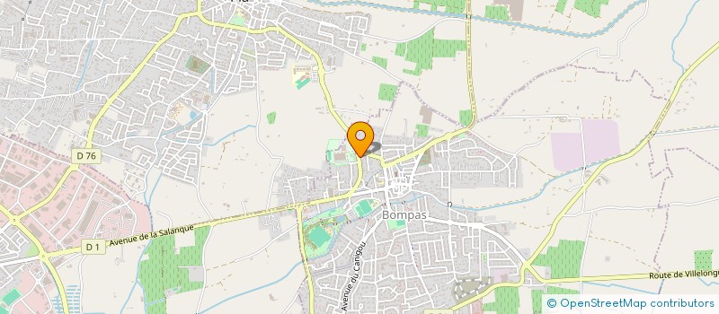 localisation de l'entreprise ATHLE 66  BOMPAS