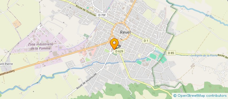 localisation de l'entreprise ATHLE LAURAGAIS OLYMPIQUE à REVEL