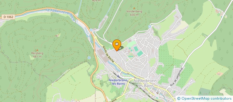 localisation de l'entreprise ATHLE NIEDERBRONN REICHSHOFFEN & ENVIRON  NIEDERBRONN-LES-BAINS