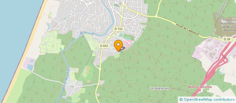 localisation de l'entreprise ATHLEA SPORT CONSULTING  CAPBRETON