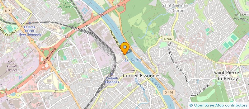localisation de l'entreprise ATHLEIS PATRIMOINE à CORBEIL-ESSONNES
