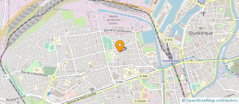localisation de l'entreprise ATHLELAN à DUNKERQUE