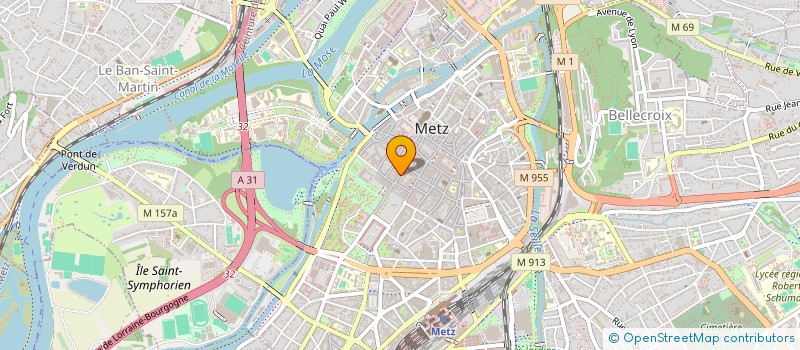 localisation de l'entreprise ATHLEO SPORT  METZ