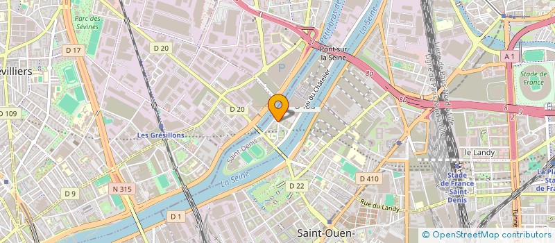 localisation de l'entreprise ATHLETE SUR SEINE à L'ILE-SAINT-DENIS