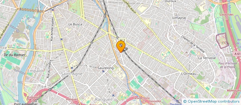 localisation de l'entreprise ATHLETES SPORT AMBITION PROJECT (ASAP)  TOULOUSE