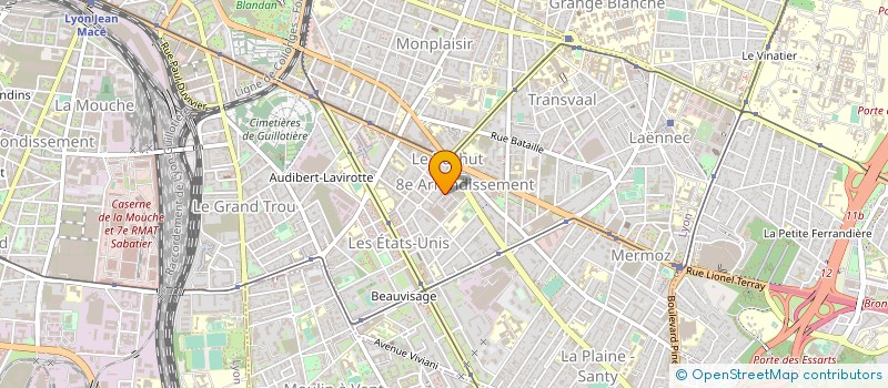 localisation de l'entreprise ATHLETIC à LYON